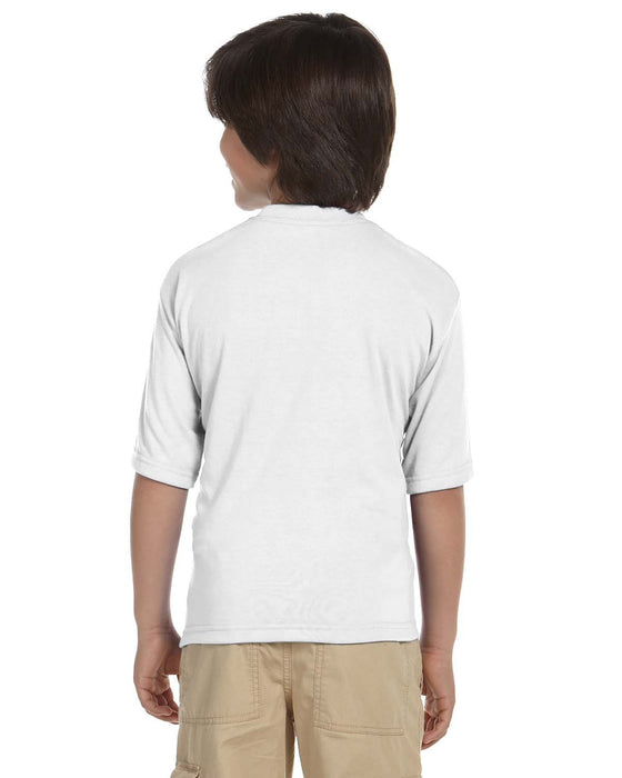 Youth Crew Neck Short Sleeve T-Shirt - White