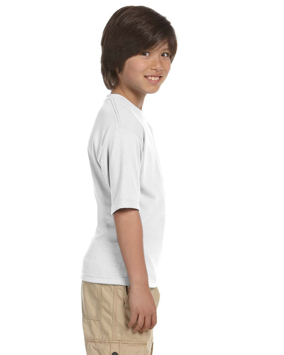 Youth Crew Neck Short Sleeve T-Shirt - White