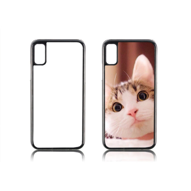 iPhone XS 5.8"/iPhone X(10) Sublimation Blank 2D Hard Plastic Phone Case Cover