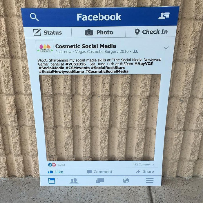 Social Media Cutout