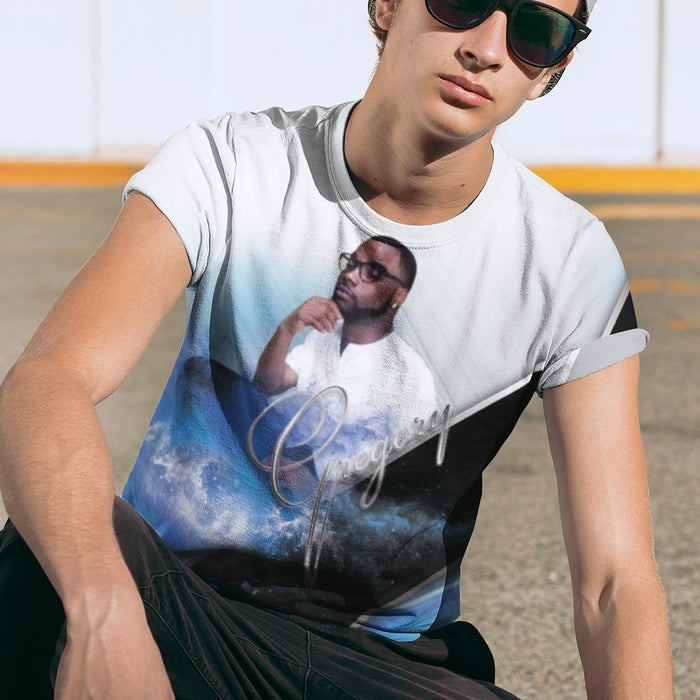 (25M) Unisex Men's Sublimation Print Shirt v3