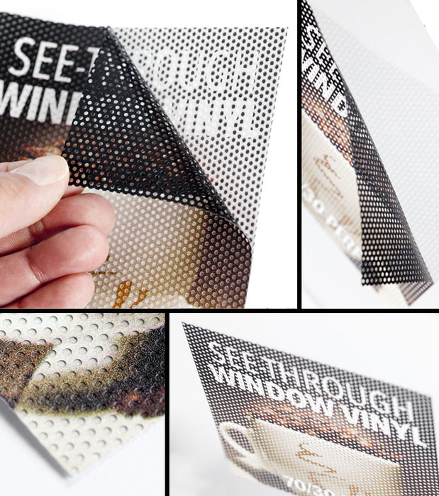 Transparent Sign Vinyl, See Through Glass Vinyl